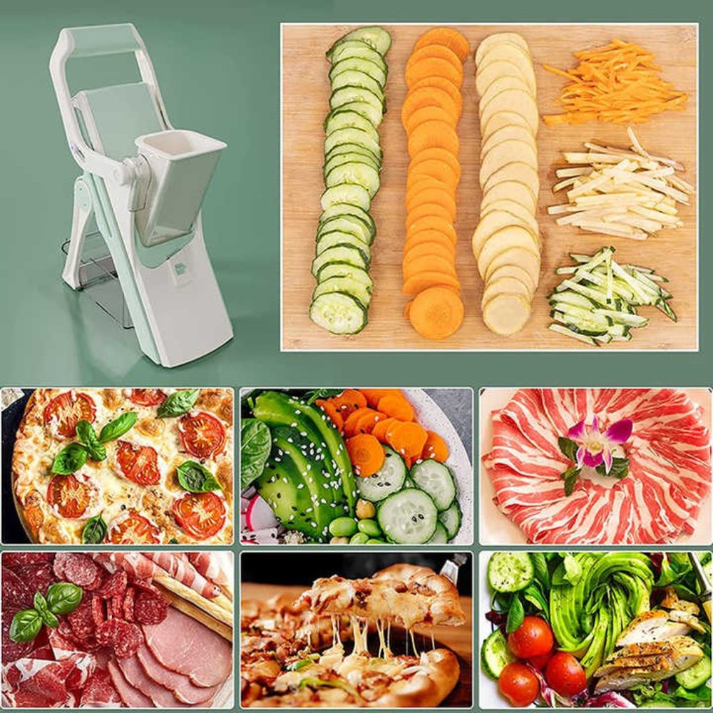 Pro Chef 5 In 1 Cutter Kitchen Multifunction Vegetable Chopper Manual Food - Picture 4 of 15